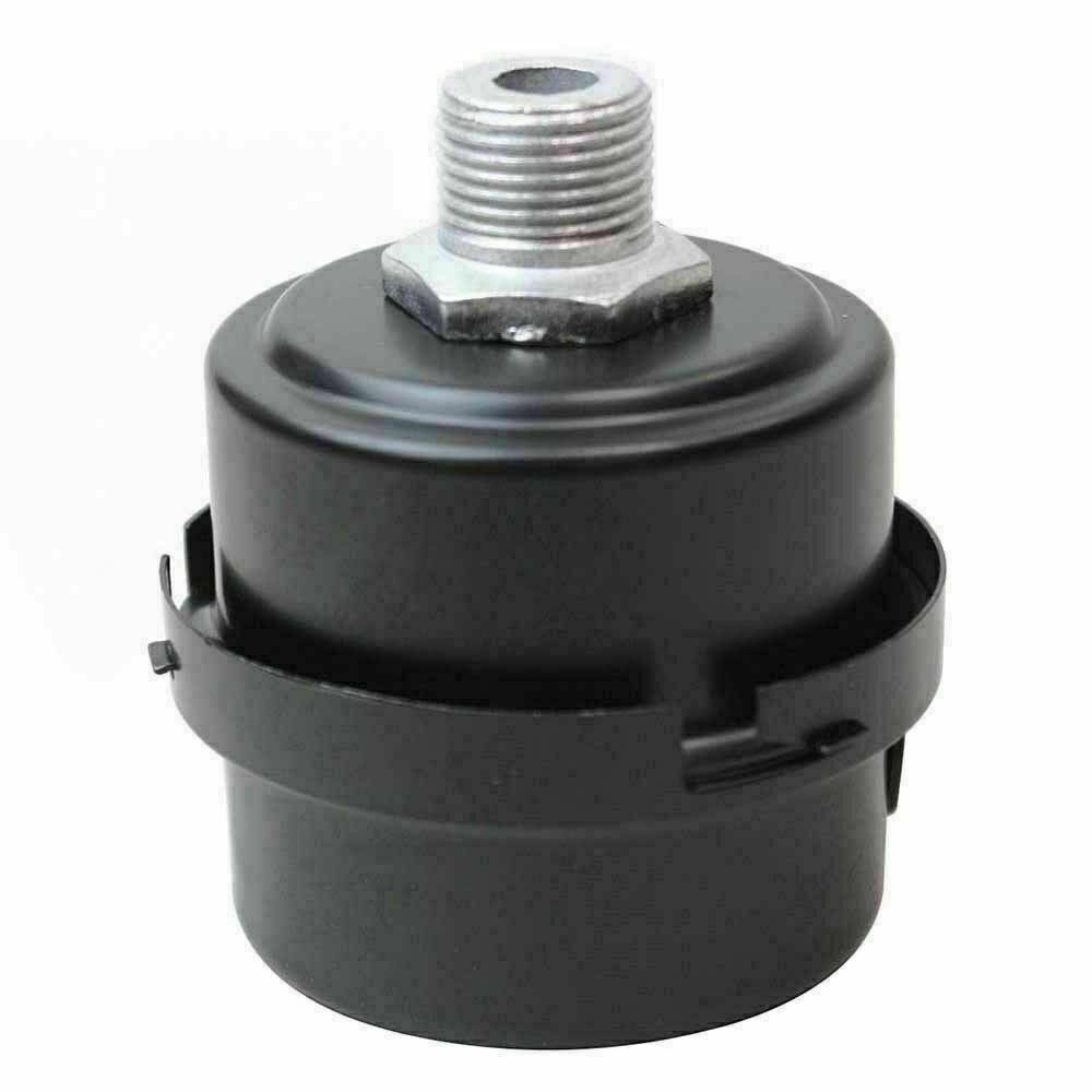 2X 20mm 1/2" Thread Air Compressor Metal Air Compressor Intake Filter Muffler US