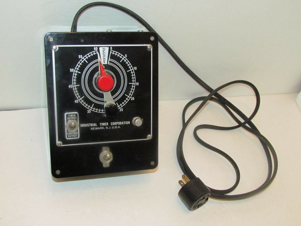 INDUSTRIAL TIMER CORPORATION 60 second timer