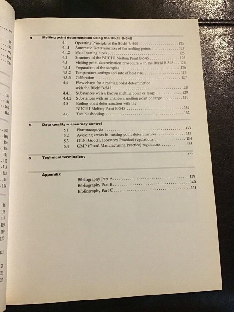 Buchi The Laboratory Assistant - Instruction Manual/User Guide, Second Edition