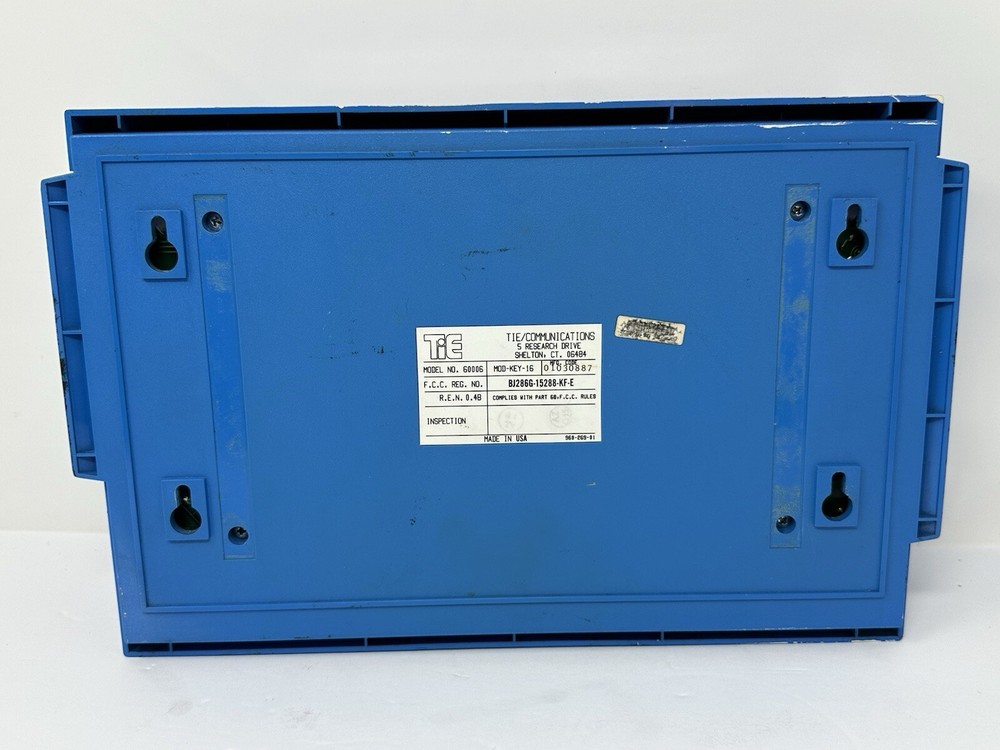 TiE Mod Key 16 Blue Wall Mount Control Panel Phone System MOD-KEY-16 60006
