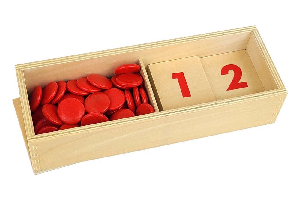 Number Cards & Counters - MONTESSORI MATH MATERIALS