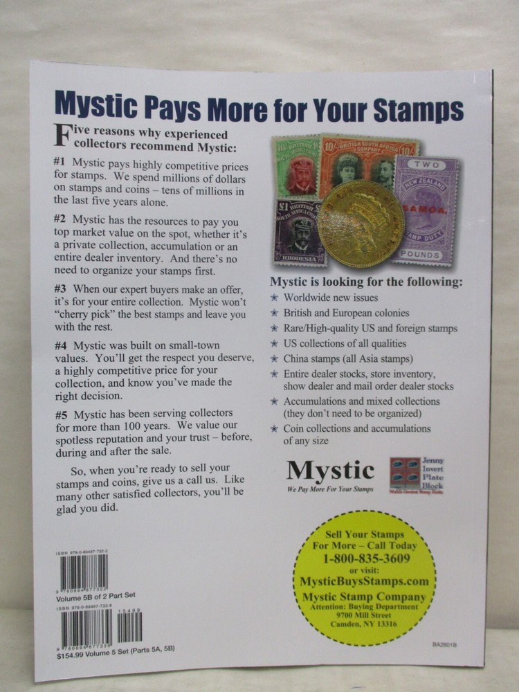 2025 Scott Standard Postage Stamp Catalog Volume 5 A/B Worldwide Countries N-Sam