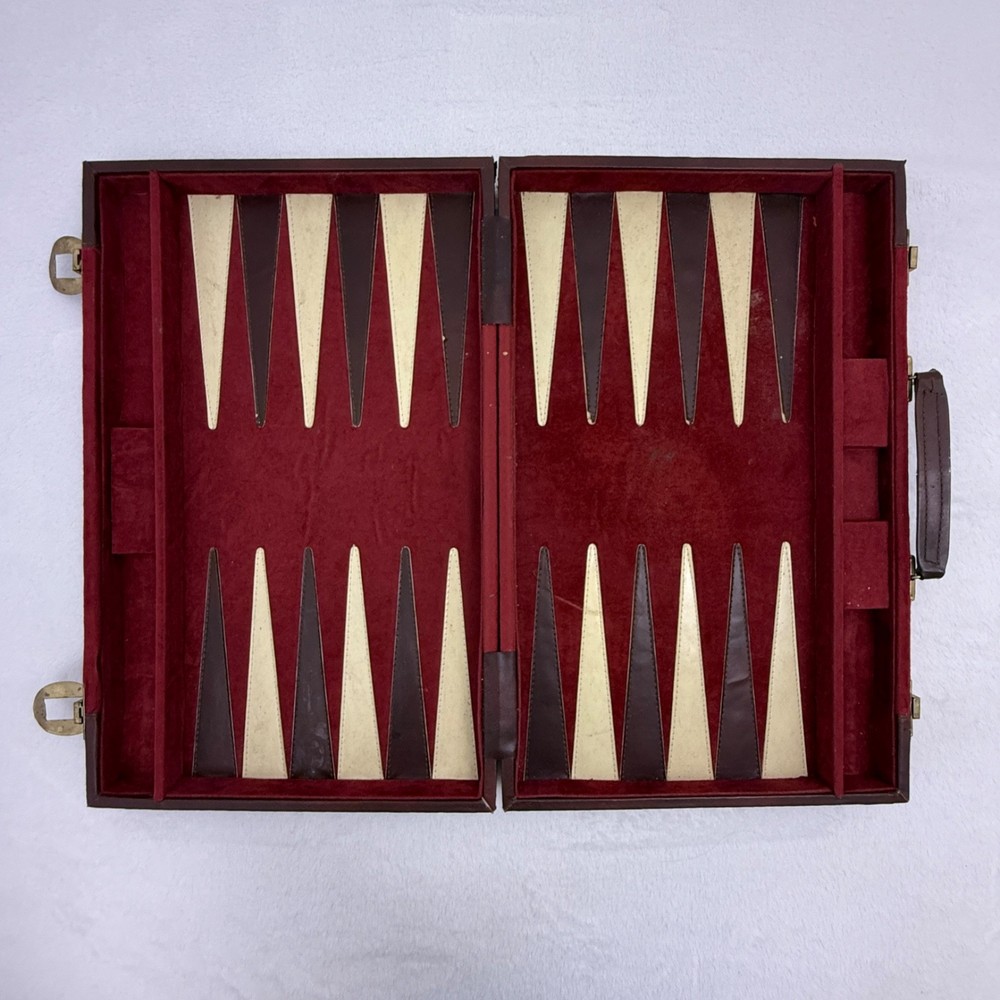 Board Game Replacement Pieces: Backgammon Vintage Case