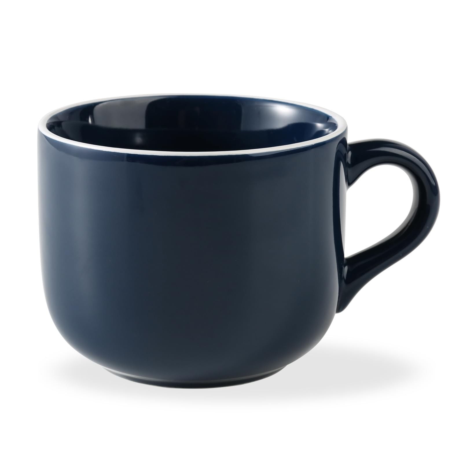 Soup Mugs with Handles Microwave Safe, 21 OZ Jumbo Ceramic Soup Mug, Soup Cup...