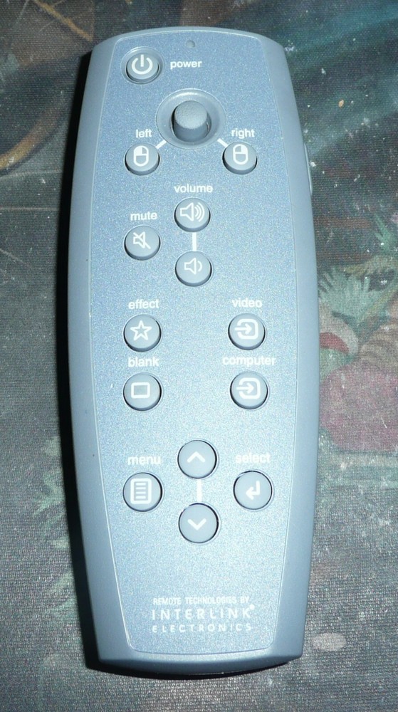 InFocus Conductor Remote Control 551-0054-01 Interlink Projector Remote