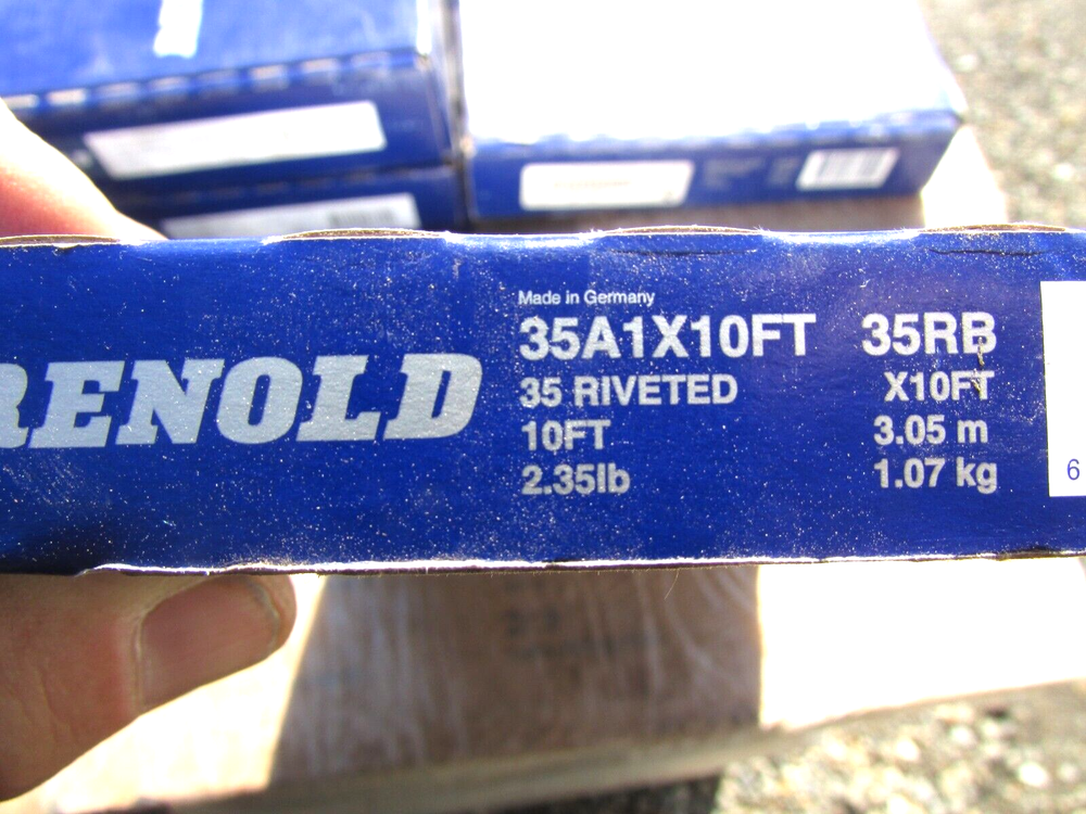 RENOLD Roller Chain 35A1 x 10FT 35RB Riveted Germany