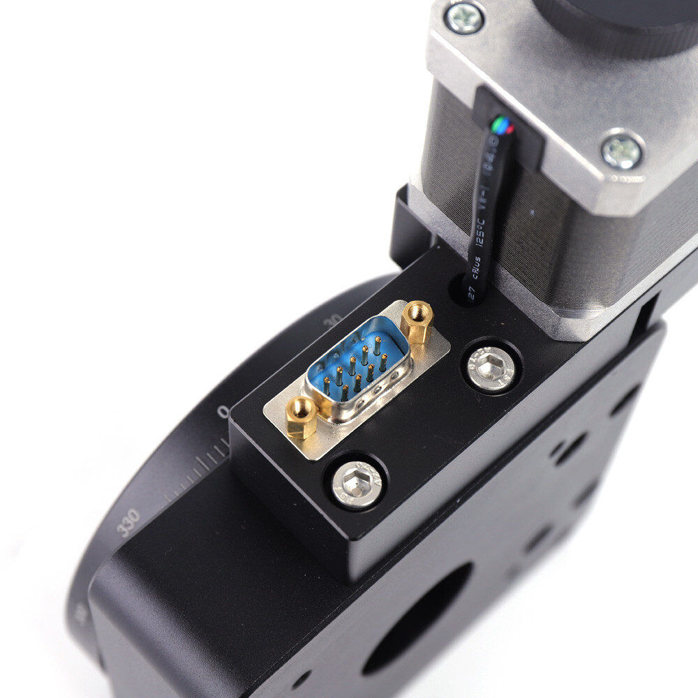 Electric Motorized Rotation Platform - Precision Optical Rotary Stage 100mm