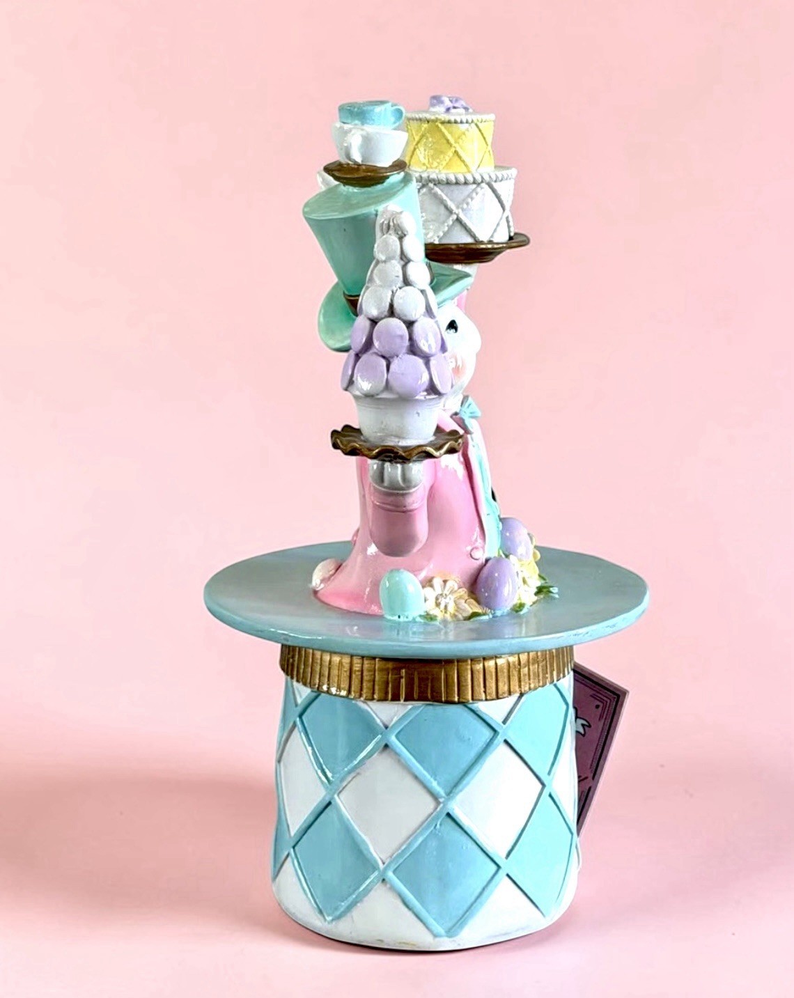 Easter MAD HATTER BUNNY Rabbit In Top Hat Mackenzie Style 10” NEW IN BOX