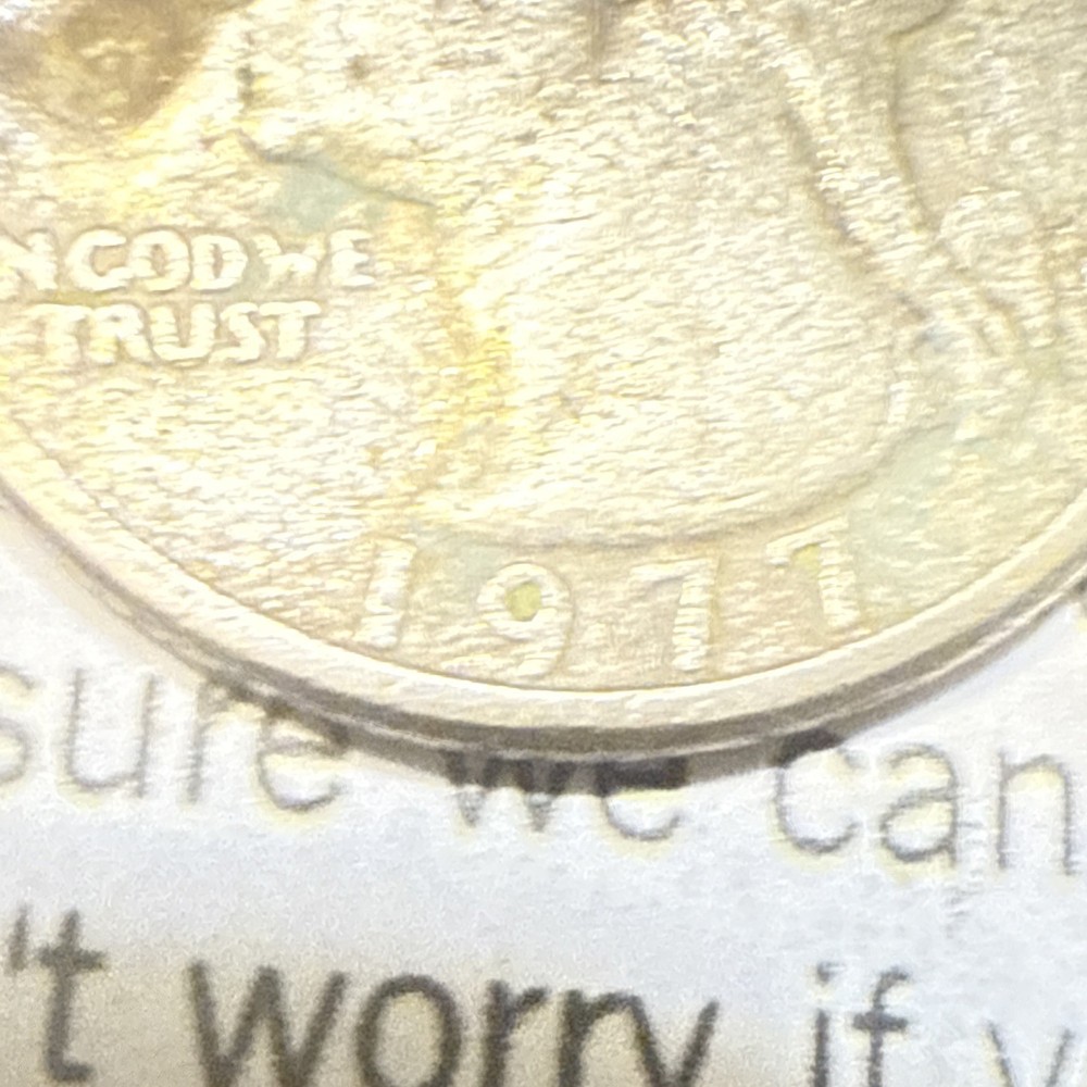 25 Centavos 1977 Error
