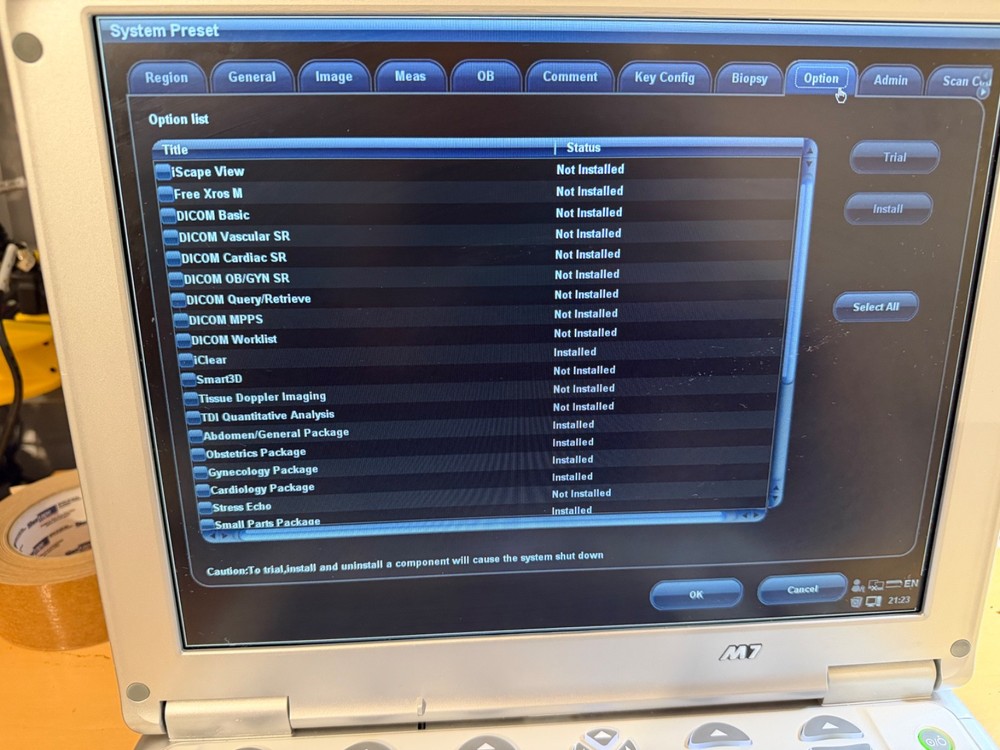 Mindray M7 2016 Advanced Cardiac Ultrasound Machine
