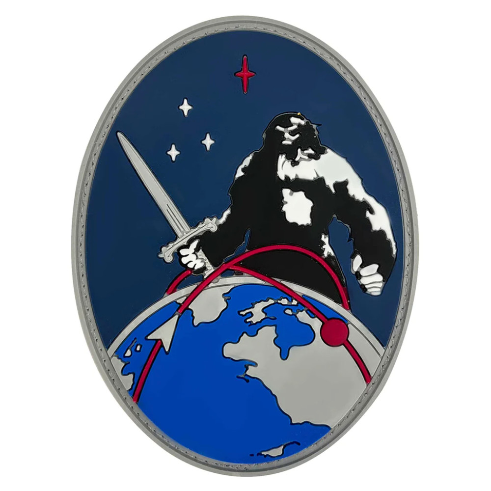 GENUINE U.S. SPACE FORCE PVC PATCH 9TH COMBAT TRAINING SQUADRON WITH HOOK