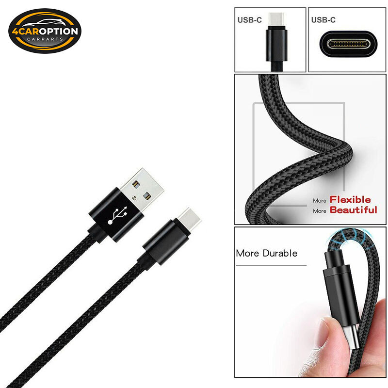 USB C Type-C Fast Charging Date Sync Charger Cable Cord 3/6/10 FT Long