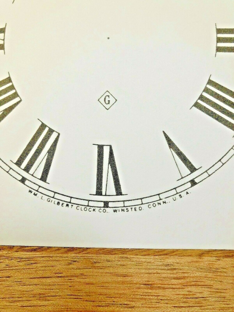 4 1/2" Gilbert Clock Paper Dial (Lot 177)