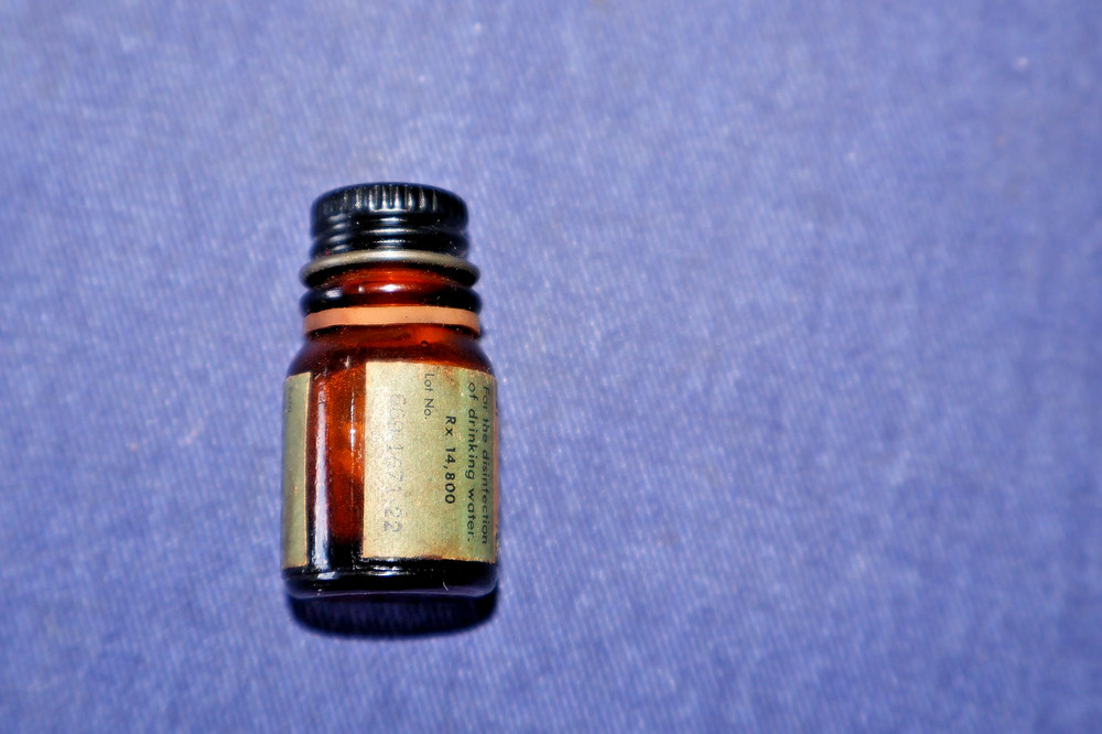 WWII Era Collectible US Halazone Water Purification Tablets for First Aid Kits