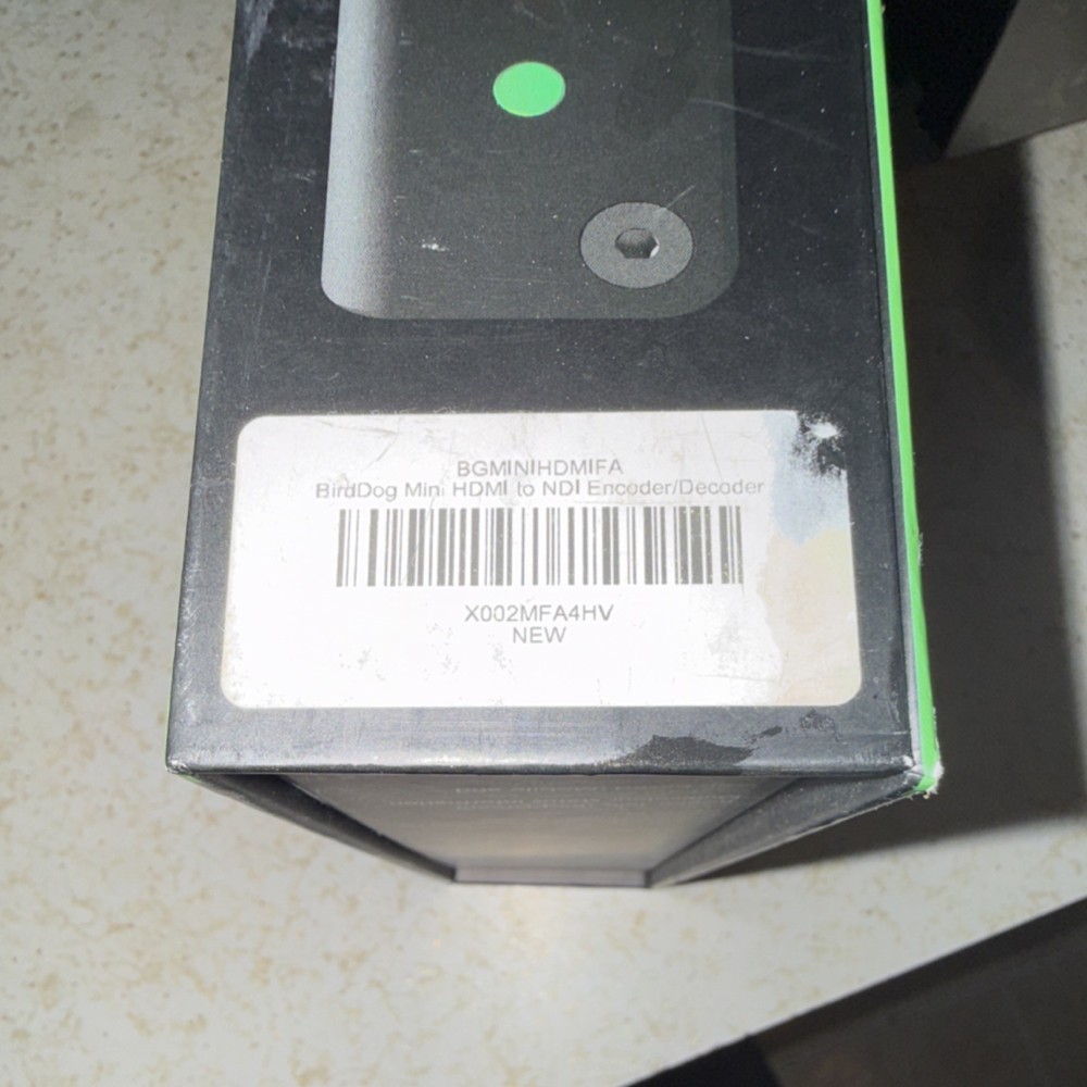 BirdDog Mini HDMI to NDI Encoder Decoder Tally Display PoE HD Console