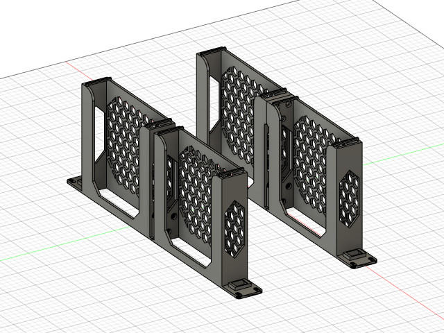 Dell OptiPlex Micro 1U Rack Mount – 3020 3040 3050 5060 7070 7080 – 3D Printed