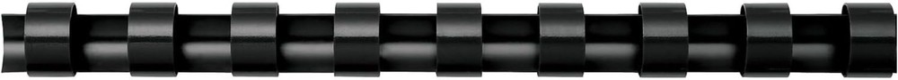Professional Round Back Binding Combs 1/2 Inch - Black, 100 Pack for Documents
