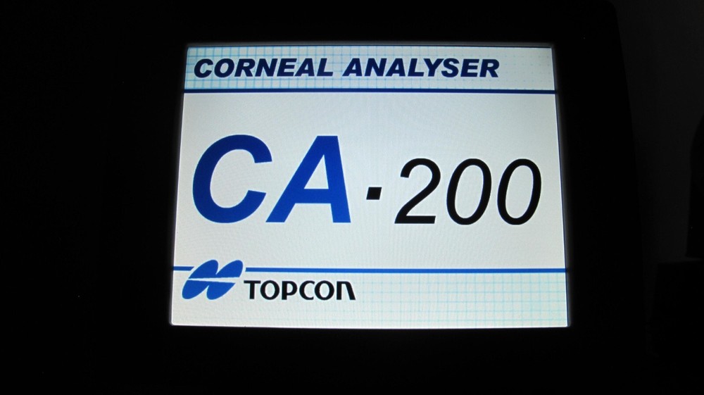 TOPCON CA-200 CORNEAL ANALYZER TOPOGRAPHER (UNTESTED) READ DESCRIPTION