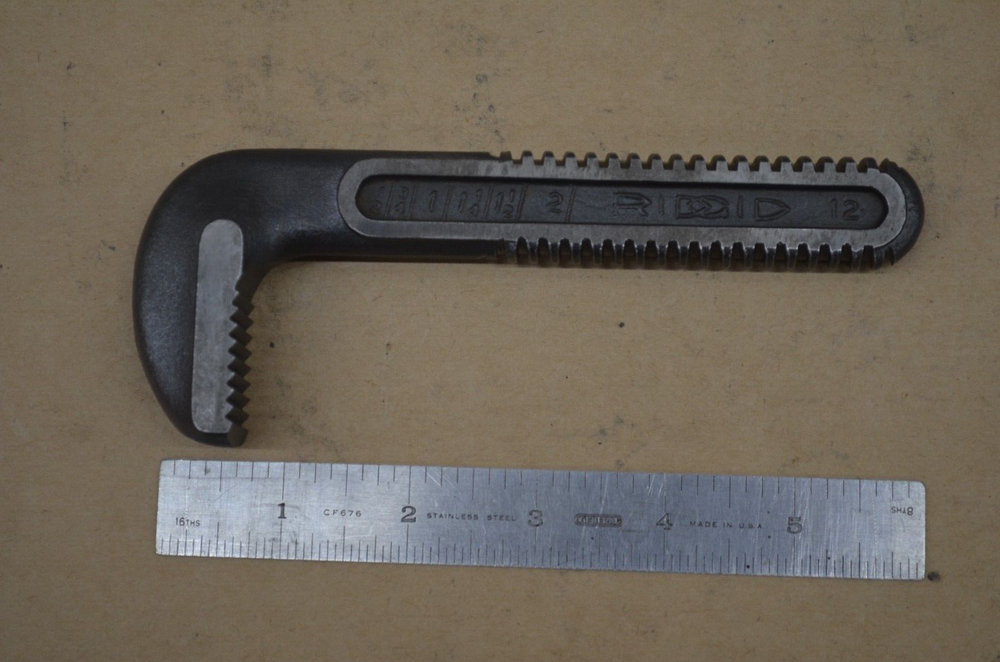 Ridgid Pipe Wrench Hook Jaw Replacement 12"