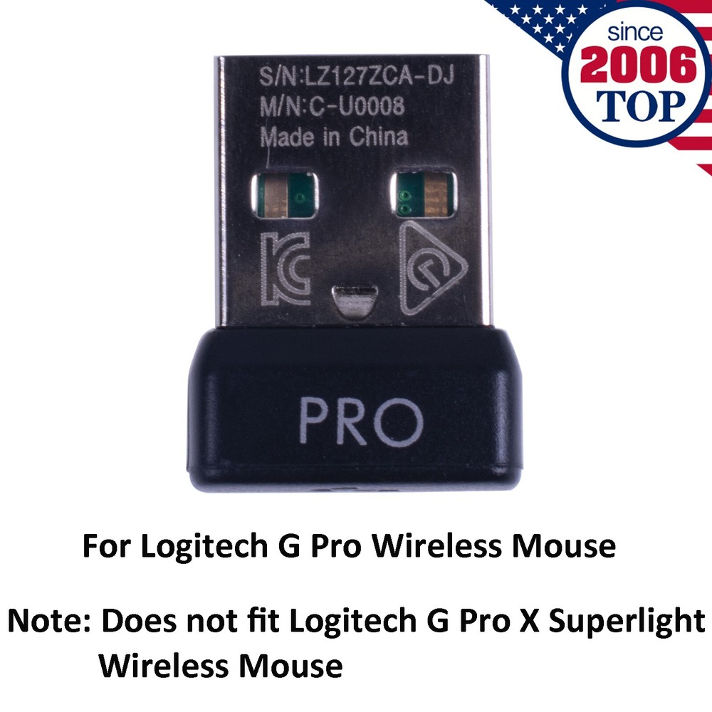 USB Dongle Mouse Receiver Adapter for Logitech G Pro Wireless Mouse