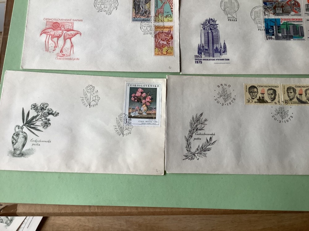 Czechoslovakia covers 9 items Ref A2101