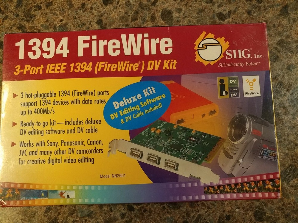 1394 FireWire DV-CAM Kit NN2601 - New