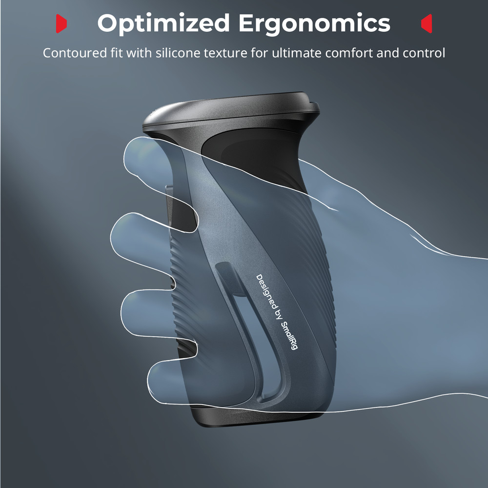 SmallRig Push-Button Rotating Side Handle with 1/4"-20 Screws 5194