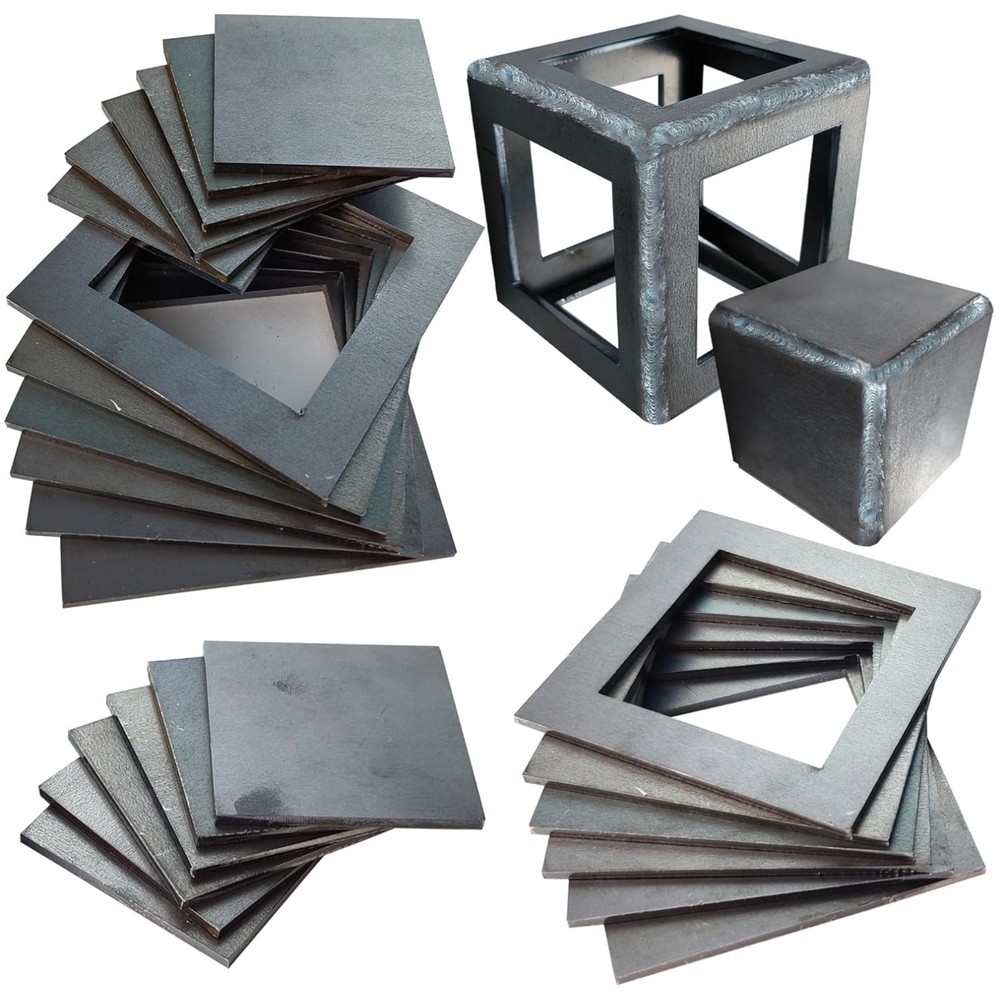 Square Steel Plate Practice Set