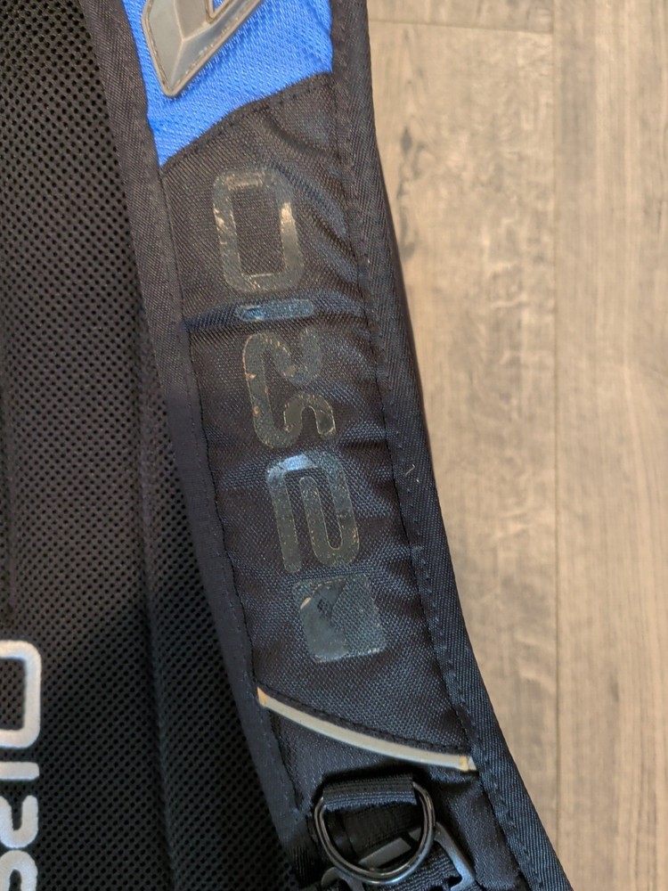 Axio By Harodesign Blue Hardshell Motorcycle / Bike Protective Backpack