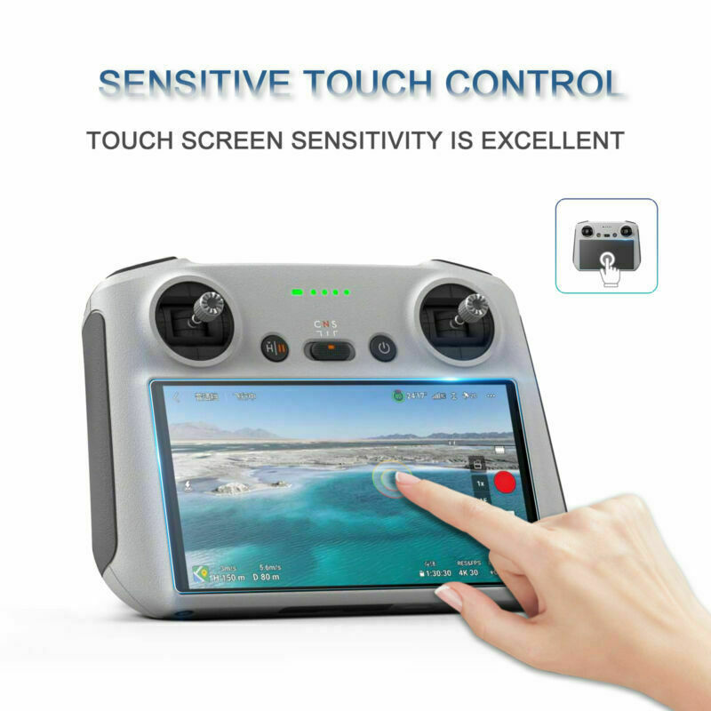 2Pcs Tempered Glass Screen Protector for DJI RC & RC2 Remote Control accessories