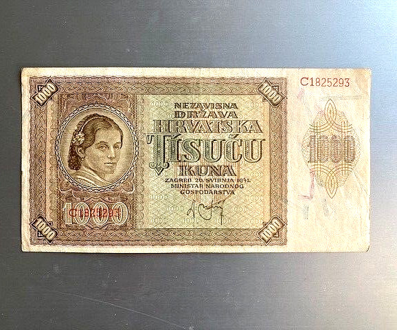 1000 kuna NDH 1941