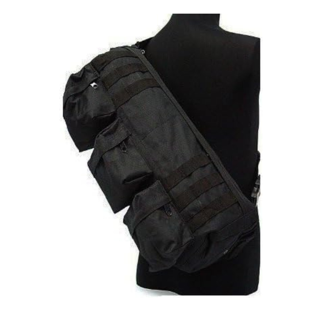 Shooters Gate Tactical Assault Grab & Go Bug Out Bag W/ MOLLE System - Black