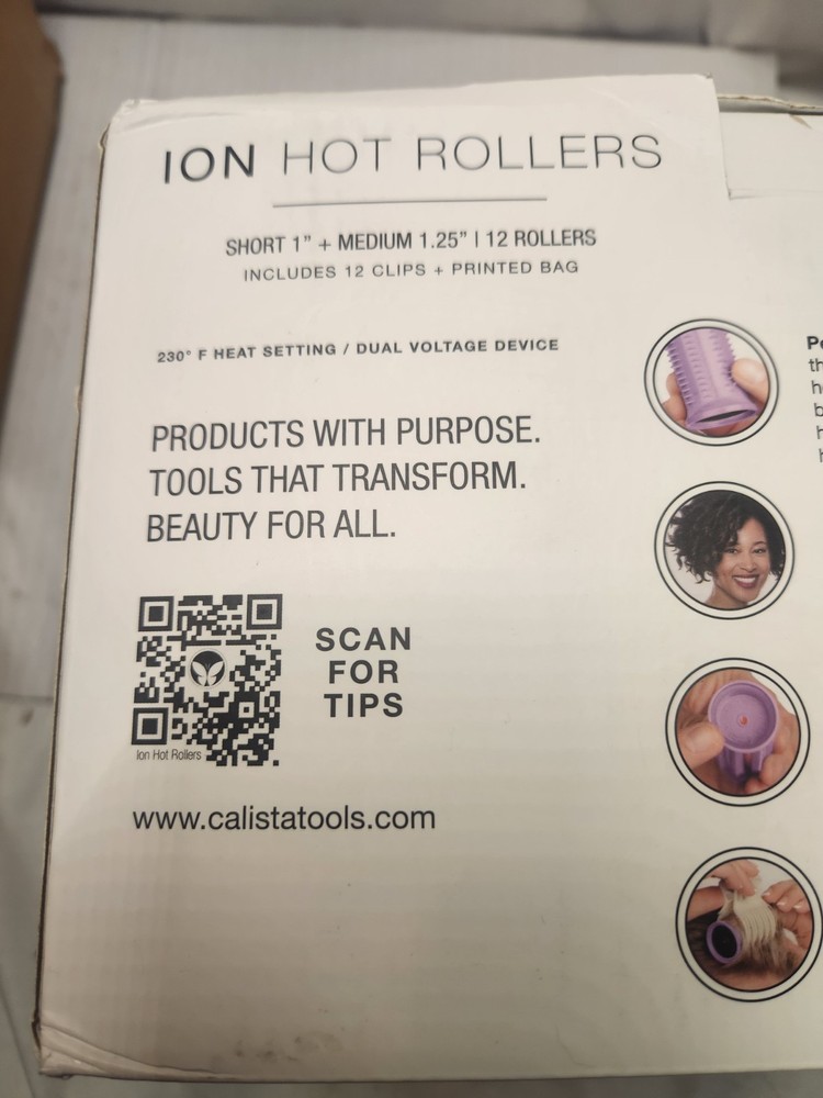 Calista Ion Hot Rollers 12 Rollers/9 Clips