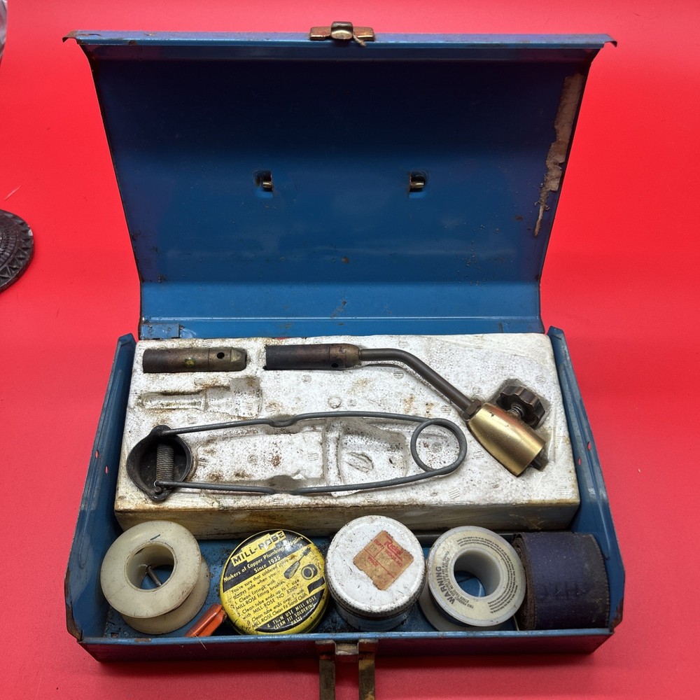 vintage Bernz-O-Matic propane torch kit