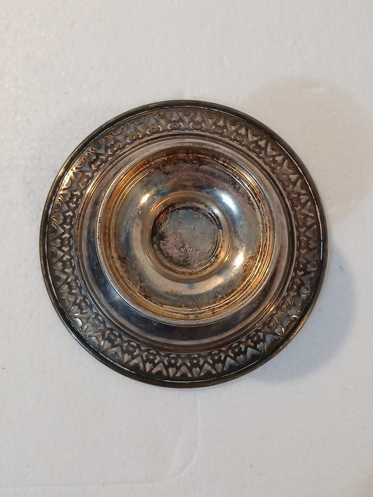 SILVERPLATE Made In England EPNS Dish Nut Candy