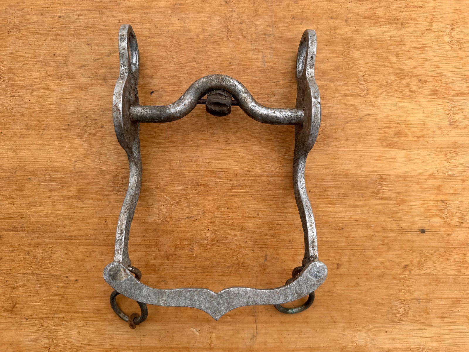 Vintage Aluminum Western Port Bit w Copper Roller ~ 5" ~ Crockett Renalde???