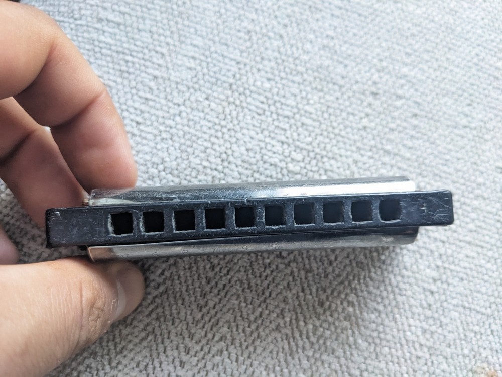 Vintage Compact Harmonica Used Works