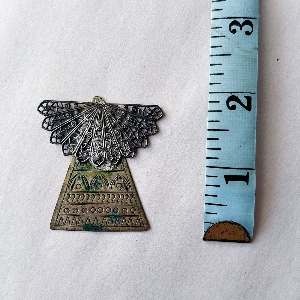 Vintage Art Deco Angel Pin Base without Backing
