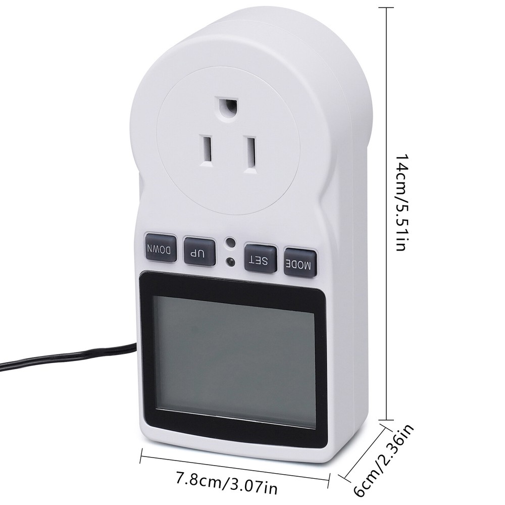 Digital Thermostat Outlet Plug for Heating Cooling Temperature Control