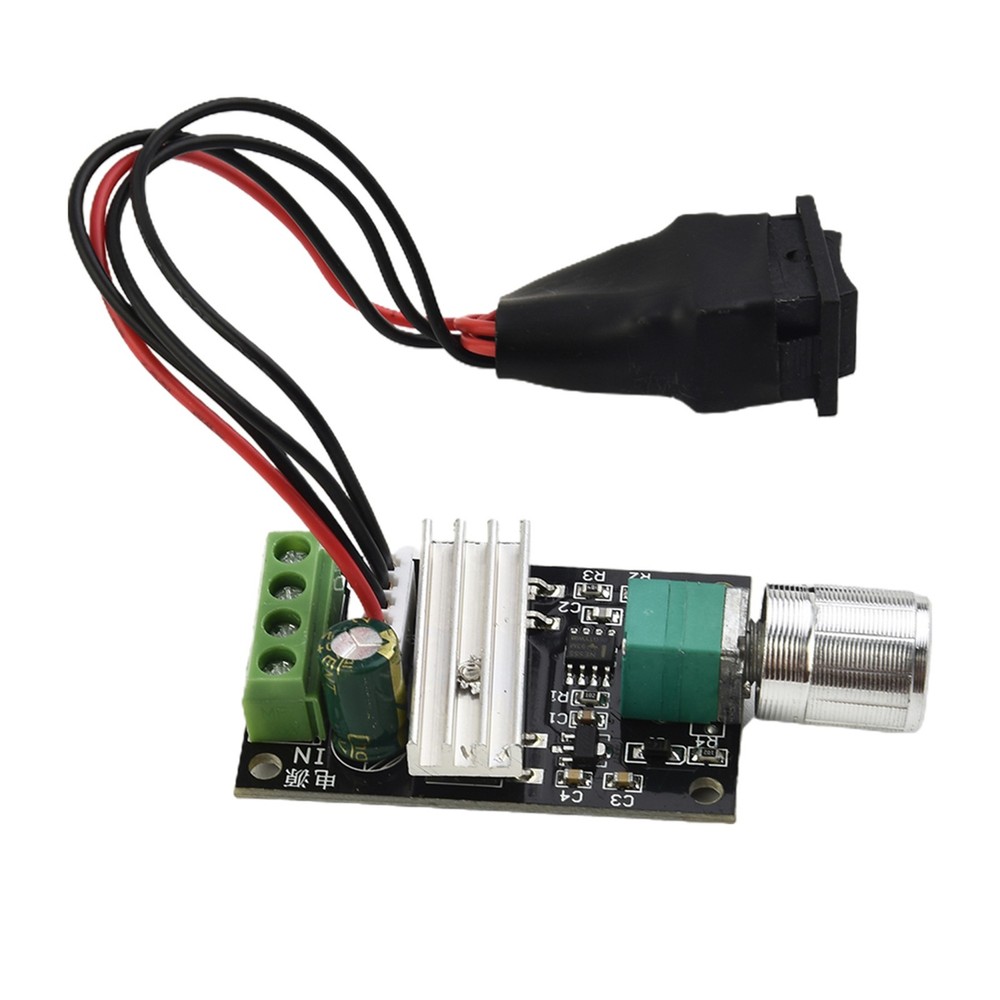 Switch Speed Controller Motor Regulator 6V 12V 24V 28V DC 3A For DC Motor