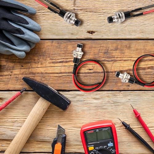 12 Pcs Mini Momentary Switch Small Normally Open Momentary Push Button Black