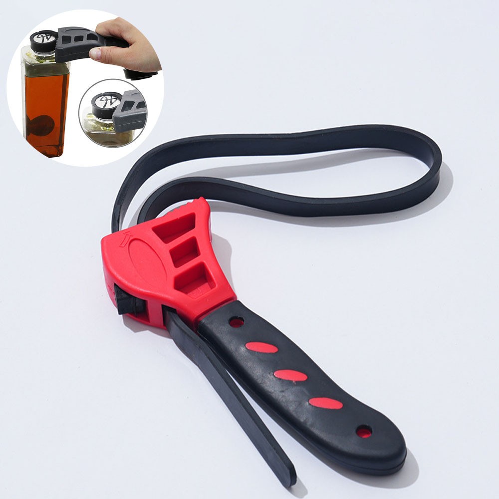 Premium Quality Robust Compact Oil Filter Puller Strap Spanner Chain Belt Wrench
