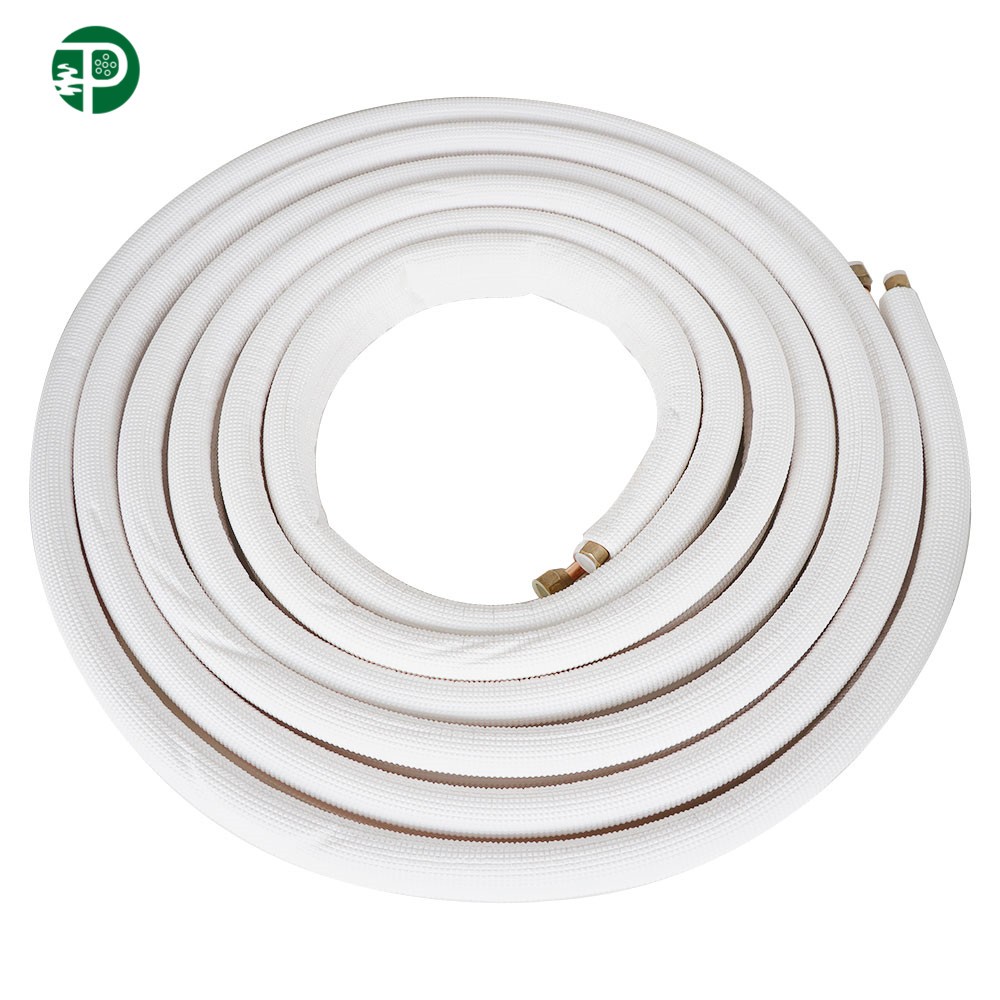 Mini Split Heat Pump Install Kit 1/4" & 3/8" Copper Line 25ft with Accessories