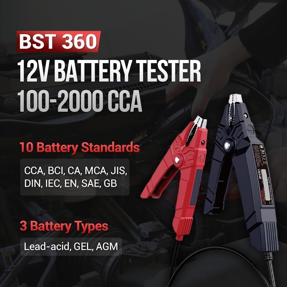 LAUNCH X431 BST360 Bluetooth Battery Analyzer Tester 2000CCA for X431 PRO ELITE*