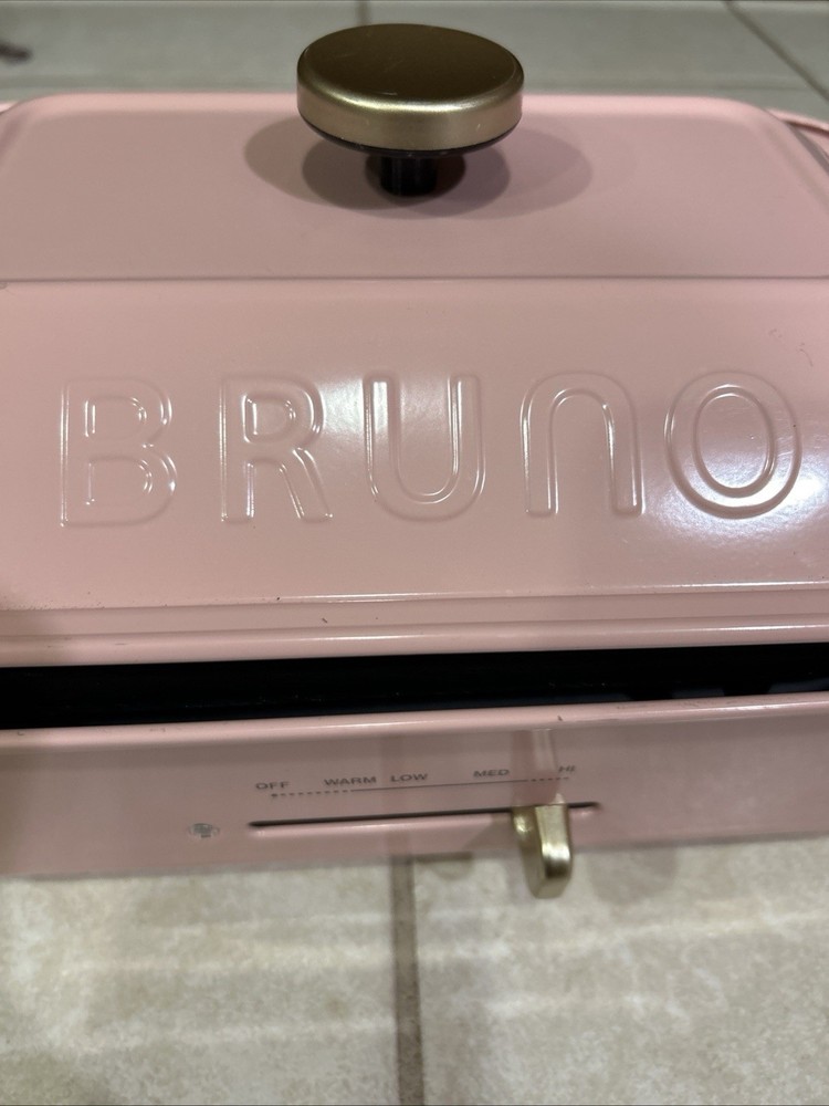 Bruno, Hot Plate, Compact, Ceramic Pink Read Description