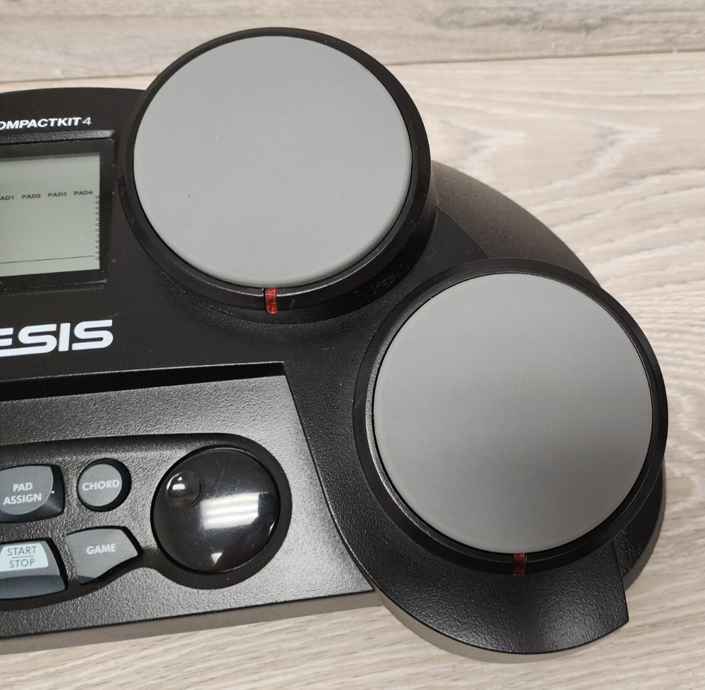 Alesis CompactKit 4 Tabletop Electric Electronic Drum Kit Pads Tested Working