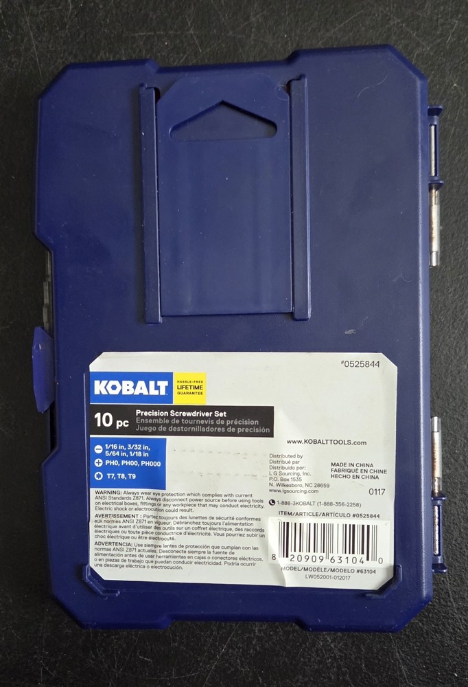 Kobalt Mini Screwdriver And TORX Set