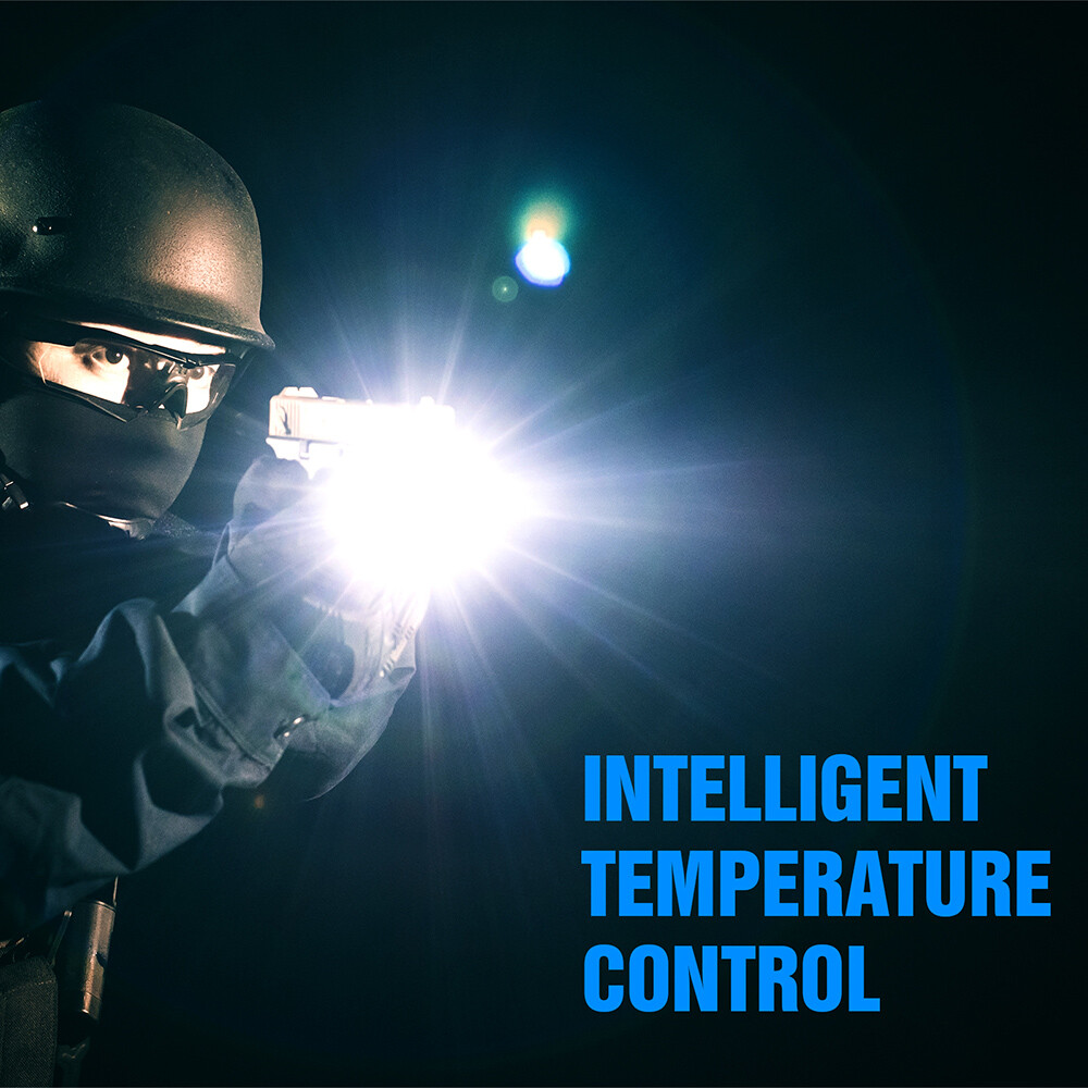 Trustfire Rechargeable Weapon Flashlight Tactical Compact Pistol Light Mounted
