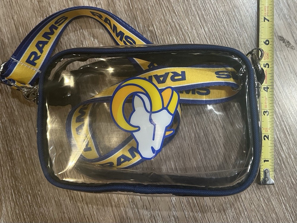 Clear Crossbody LA Rams Logo