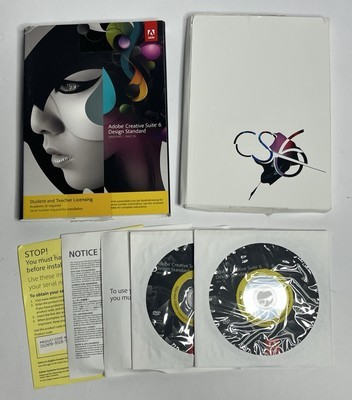 Adobe Creative Suite 6 Design Student And Teacher Windows Mac With Product Code